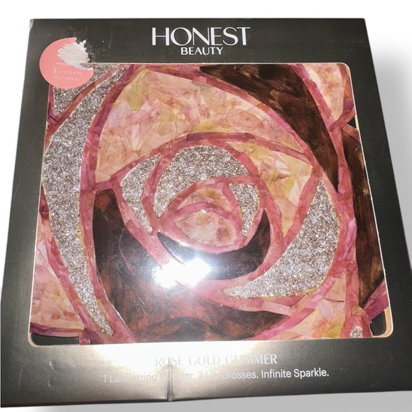 NIB Honest Beauty Rose Gold Glimmer Set LTD ED SOLD OUT - Picture 1 of 3